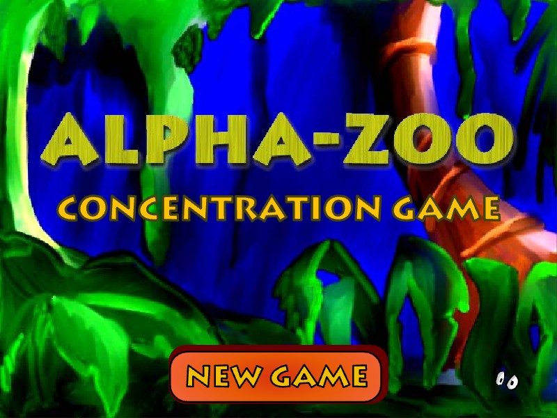 Alpha-Zoo Concentration Game